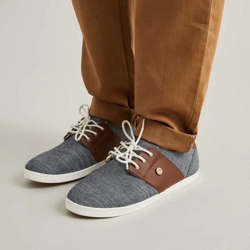 Faguo Cypress - Navy Cotton Trainers