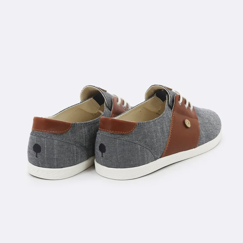 Faguo Cypress - Navy Cotton Trainers