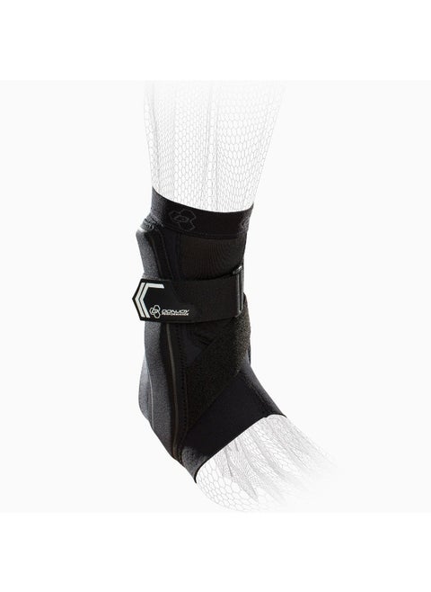 DonJoy Performance BIONIC Ankle Support Brace: Left Foot, Black, Small