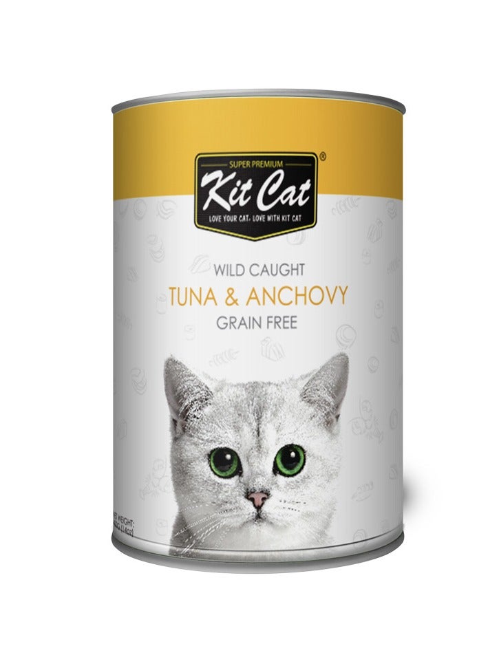 Kit Cat Wild Caught Tuna & Anchovy 400g