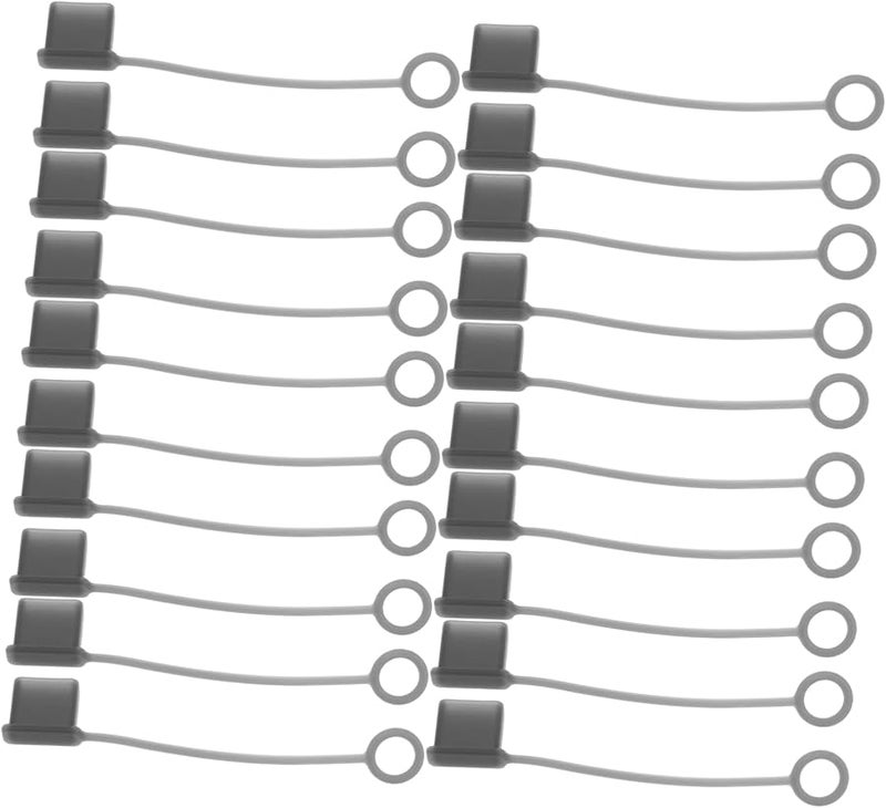 ARTIBETTER 30 Pack Black Silicone USB Port Covers Dust Plug Protectors for Phones Tablets - Image 2