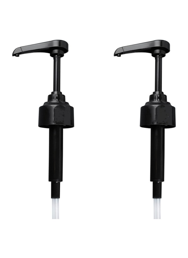 RATSAW 2 Pcs Syrup Pumps Pressure Nozzle Mouth Universal Coffee Pump for 25 to 35mm Glass Bottle Mouth  - Image 1