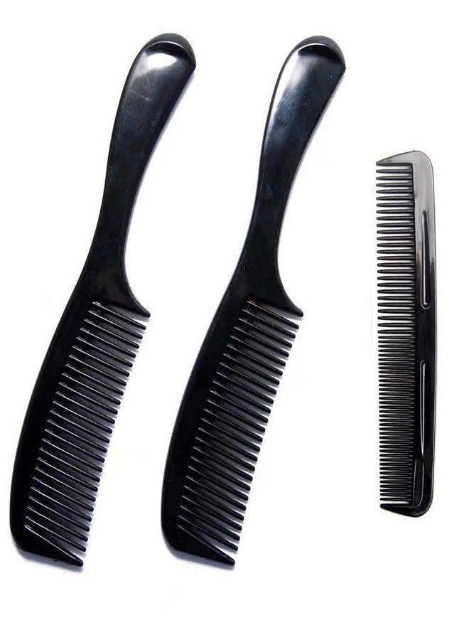 Soft N Style Soft 'N Style (2 Pack) - 8 inch Styling Essentials Round Handle Comb included 5" Favorict Pocket Comb - Image 1