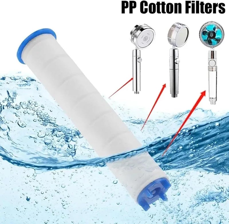 ToolHouse 10 Pcs Shower Filter, PP Cotton Filter Cartridge, Replaceable Shower Head Water Purifier, Shower Filter Cartridge for Hard Water, Showerhead Filters, Removes Chlorine & Harmful Pollutants - Image 5