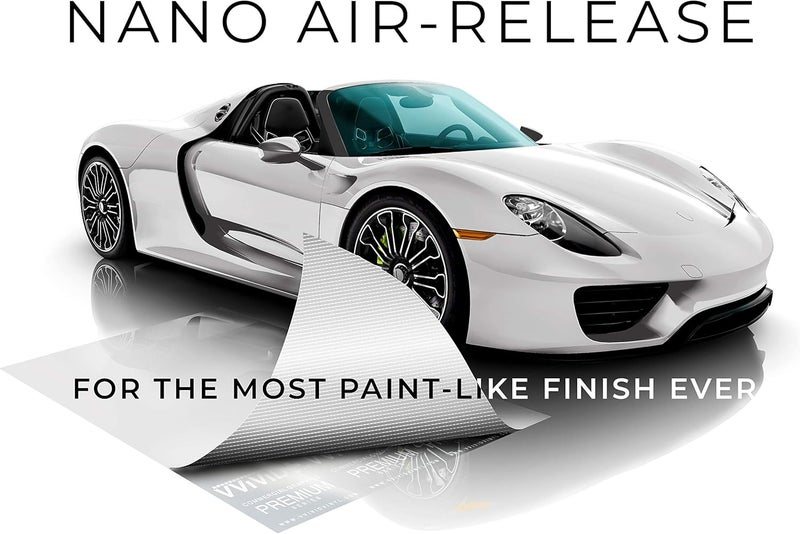VViViD + Ultra Gloss Premium Vinyl Car Wrap Film (1ft x 5ft, Gloss White) - Image 3