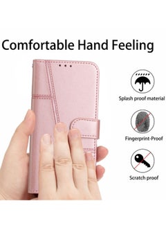 Best Choice Products Infinix Hot 40 Pro Case,Premium Infinix Hot 40 Pro Leather Wallet Case with Card Holder Kickstand Magnetic Closure Flip Folio Phone Case for Infinix Hot 40 Pro,Pink  - Image 2