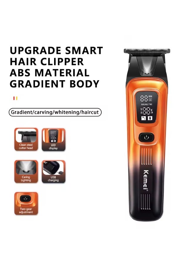 Kemei Electric Hair Clipper Men's Hair Clipper Home Fast Charging Beard Trimmer Carving Hair Clipper KM-037 - Image 5