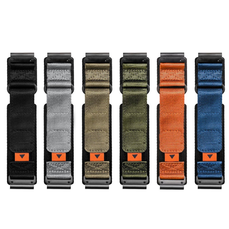 Bluejw Lionorm Quick Fit Nylon Watch Band 22mm 26mm - Breathable Replacement Strap for Garmin Fenix 7 7X 6 6X 5 Tactix Series - Image 4