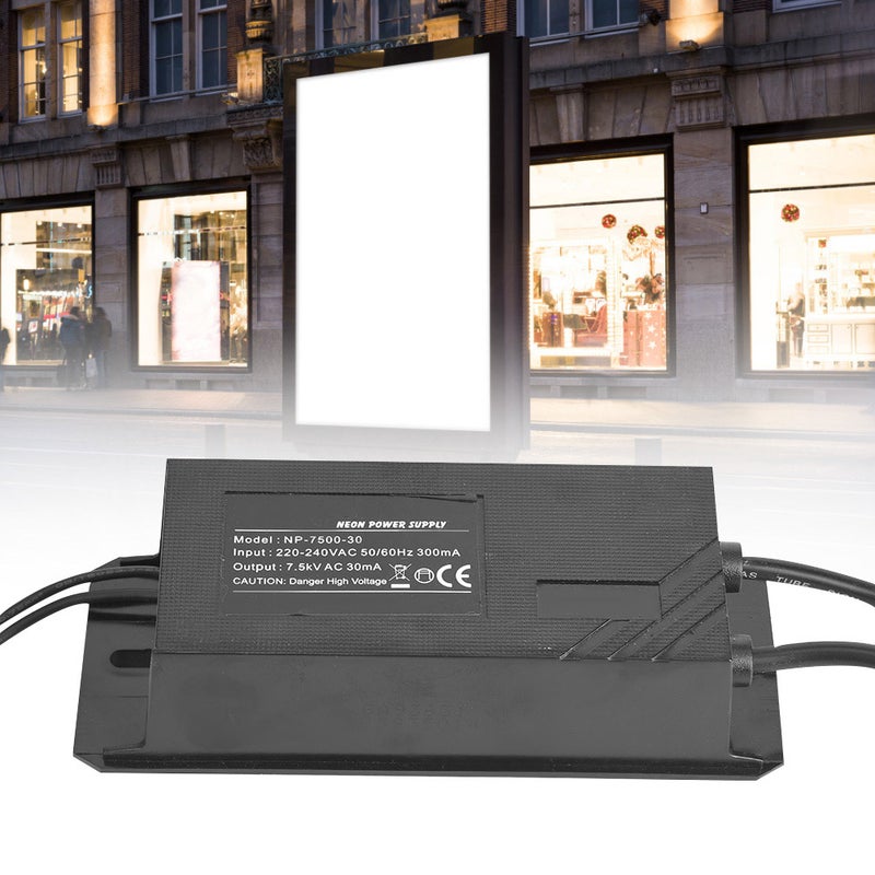 محول إلكتروني لأضواء النيون NP-7500-30 - مصدر طاقة لشعارات النيون 7.5 كيلوفولت 30 ملي أمبير - Image 3