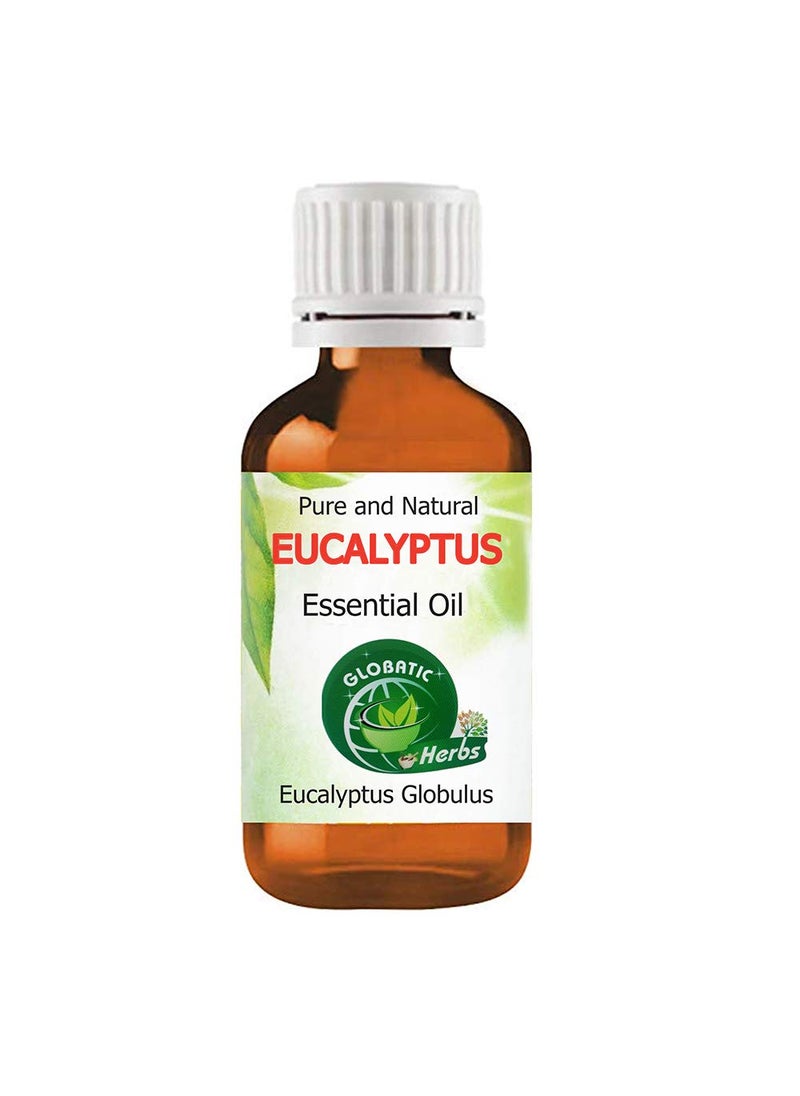 Globatic Herbs - Globatic Herbs EUCALYPTUS Essential Oil 15ml (Eucalyptus Globulus) Organic, Aromatherapy & 100% Therapeutic Grade - Image 1