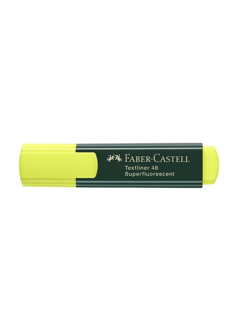 FABER-CASTELL Chisel Tip Highlighter yellow 3Pieces - Image 2