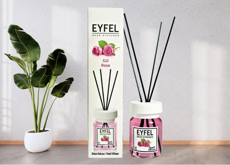 Eyfel Rose Diffuser, Home Fragrance Set, 120ml - Image 1