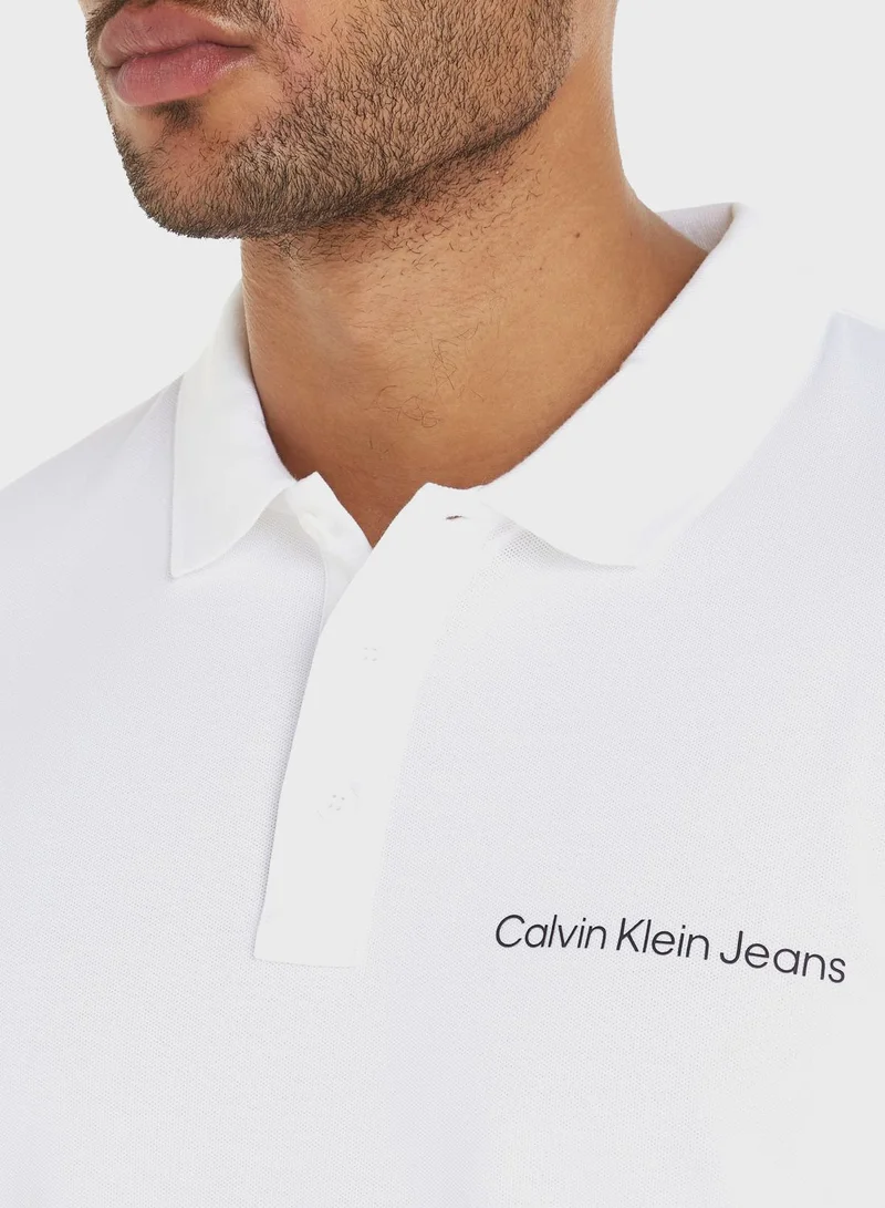 Calvin Klein Jeans Logo Polo