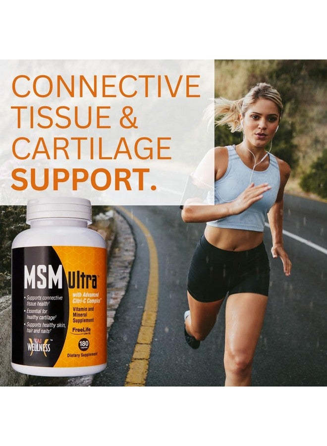 Youngevity Freelife MSM Ultra | 3,000 mg MSM + Proprietary Citri-C Complex Blend + Vitamin C | Ultimate Methylsulfonylmethane Supplement | Bone & Joint Support | 180 Count - Image 5