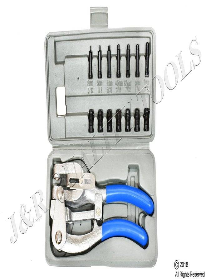 VCT Multi-Purpose Power Hole Punch Kit 7 Sizes from 3/32” to 9/32” - Image 3