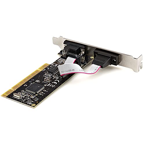 StarTech.com PCI Serial Parallel Combo Card with Dual Serial RS232 Ports (DB9) & 1x Parallel LPT Port (DB25) - PCI Combo Adapter Card - PCI Expansion Card Controller - PCI to Printer Card (PCI2S1P2) - Image 4