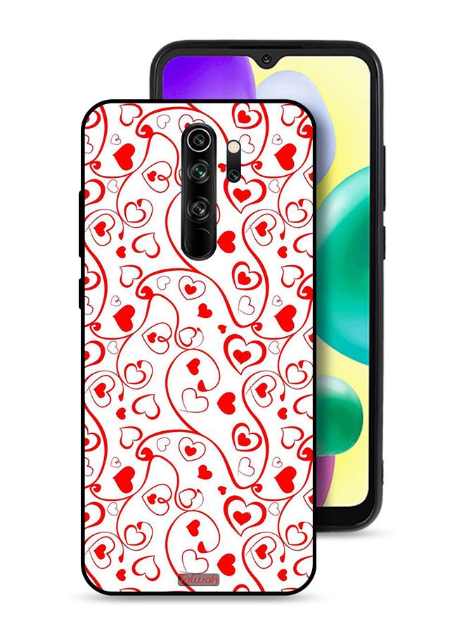 Tolwak Xiaomi Redmi Note 8 Pro Protective Case Cover Hearts Pattern - Image 1