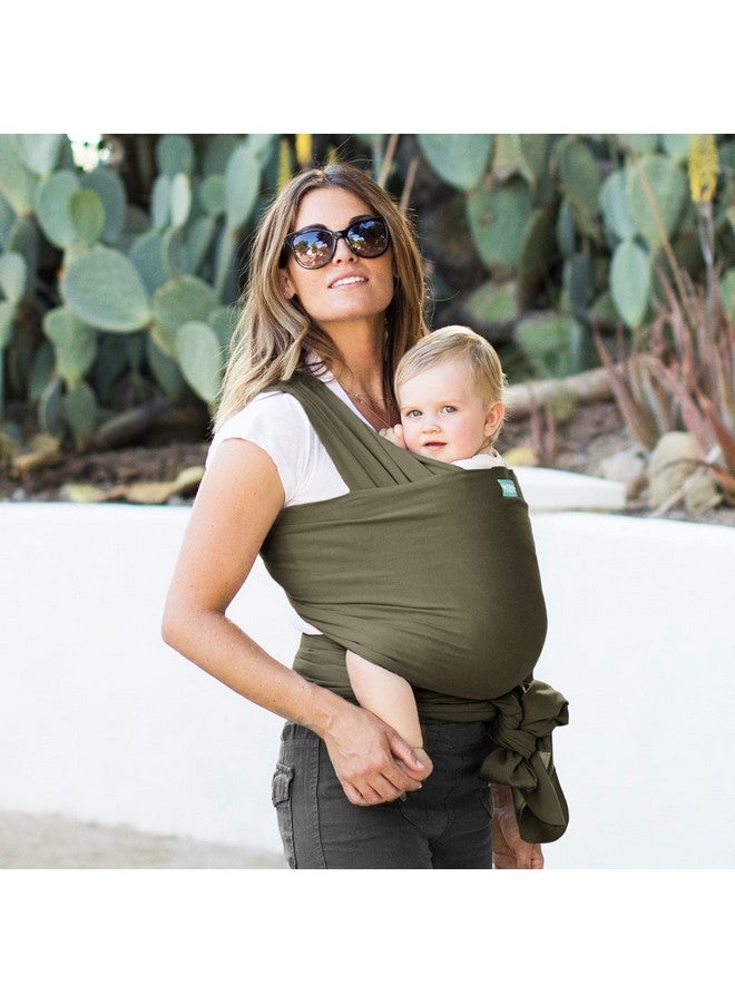 موبي حاملة موبي بيبي راب الكلاسيكية للأطفال حديثي الولادة وحتى الأطفال الصغار (8-33 رطلاً)، حاملة أطفال خفيفة الوزن بتصميم حر اليدين، قابلة للتعديل لتناسب جميع أنواع الجسم (بندقي) - Image 2