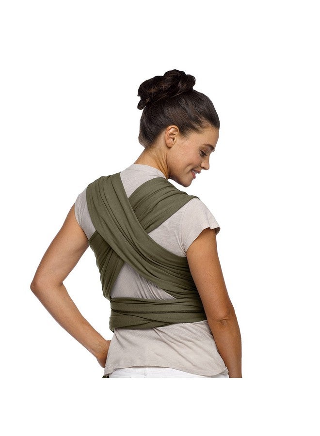 موبي حاملة موبي بيبي راب الكلاسيكية للأطفال حديثي الولادة وحتى الأطفال الصغار (8-33 رطلاً)، حاملة أطفال خفيفة الوزن بتصميم حر اليدين، قابلة للتعديل لتناسب جميع أنواع الجسم (بندقي) - Image 1