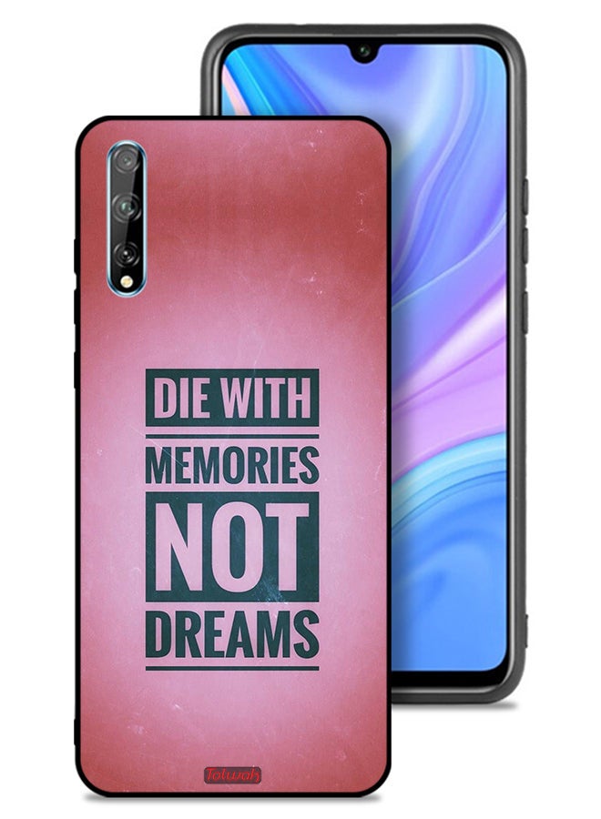 Tolwak غطاء حماية لهاتف هواوي P سمارت S يموت مع الذكريات وليس الأحلام - Image 1