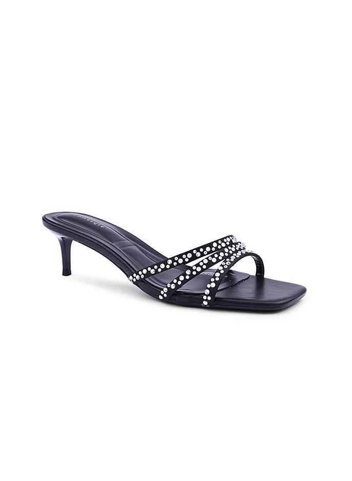 أيقون أحذية كعب مفتوحة الإصبع مطرزة