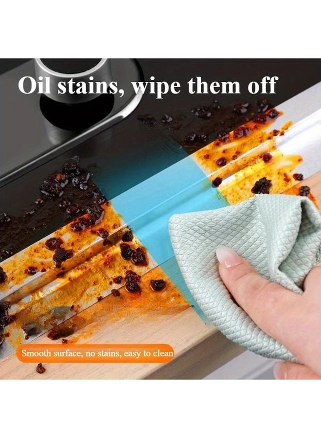 High Temperature Aluminum Foil Waterproof Oil Proof Moisture Resistant Self Adhesive Sticker For Kitchen Stove Pool Gap One 18 Inch Width 393 7 Inch Length - Image 3