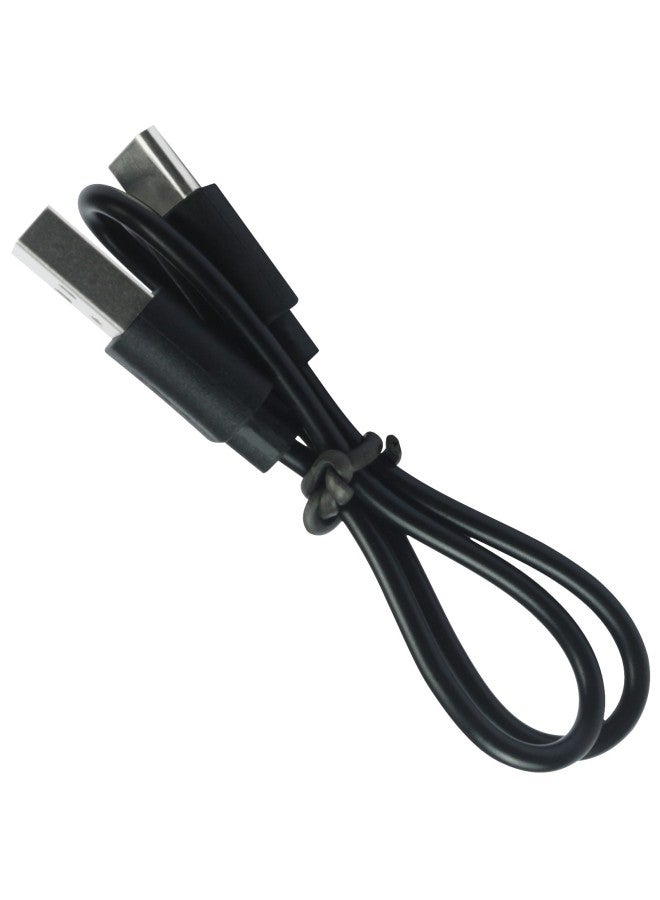 Source Pure Copper Type-c Charging Line Data Line Earphone Power Line 20/30cm Distribution Line Tpc Short Line-Color:30cm Black 2-core Copper Tpye-c  - Image 1