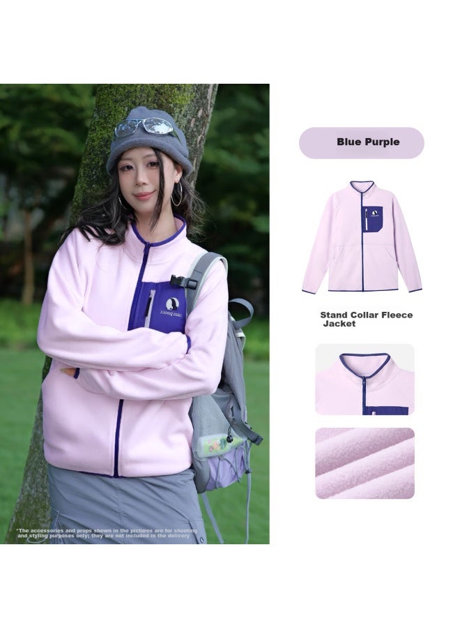 Panda Camel Series Outdoor Fleece Jacket Men And Women Autumn Winter Mountaineering Polar Fleece Coat Inner Liner 1220, M