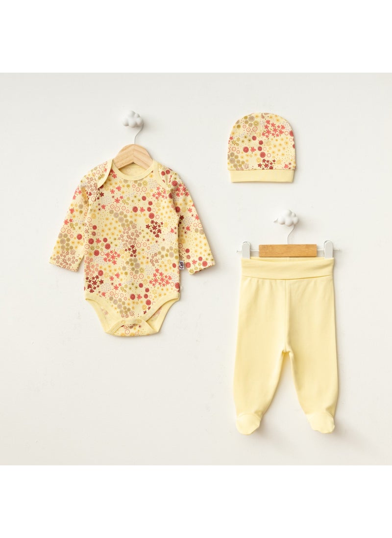 FOR MY BABY Crazy Baby Flowers Body 3 Piece Set  - Image 1