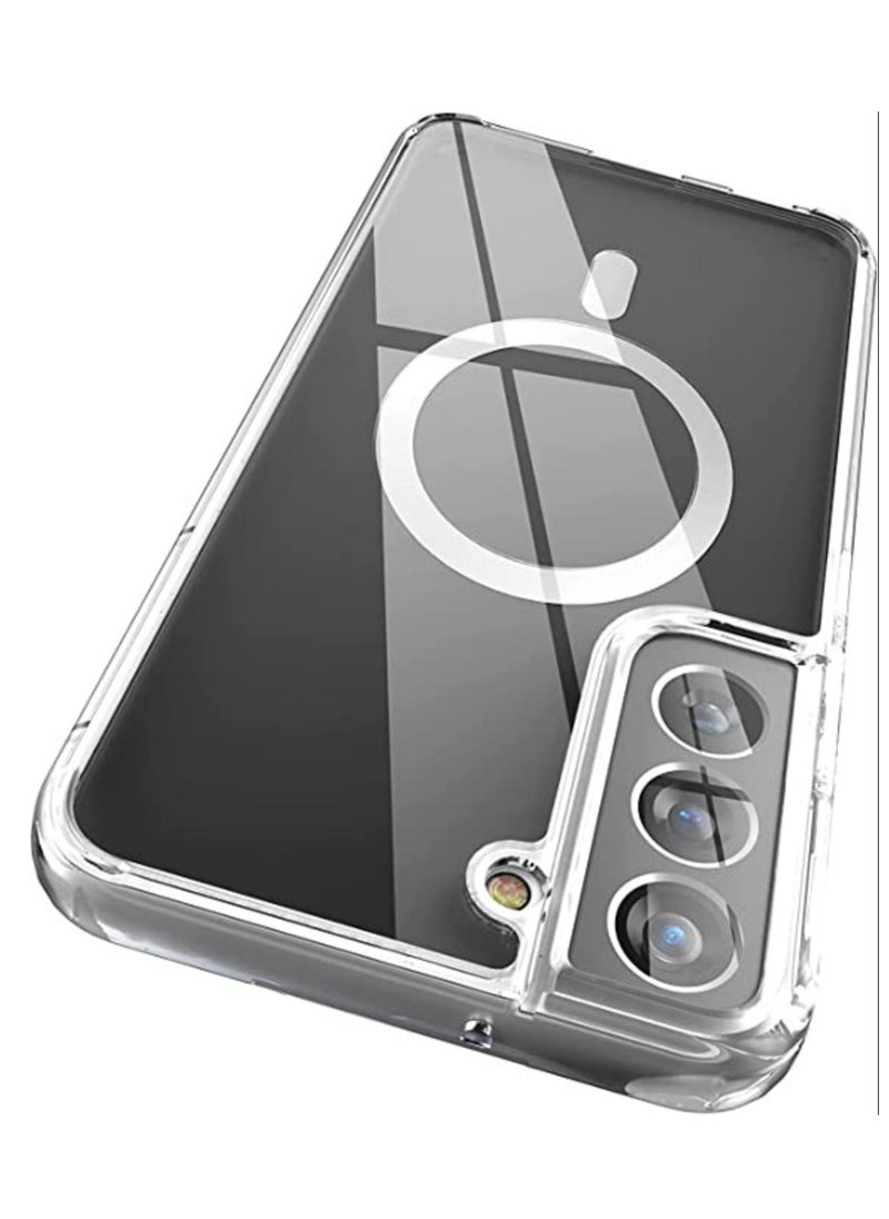 Raxoom Samsung Galaxy S23 Plus Case Slim Thin Magnetic Case Shock Absorption Anti-Scratch Hard Back Crystal Case Cell Phone Cover Compatible with Samsung Galaxy S23 Plus Case - Image 1