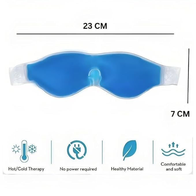 Zenkova blue gel eye mask Aqua Cooling Gel Relaxing Eye Mask Dark Circles Dry Eyes Cooling Eyes Sleeping Cool Pad - Image 5