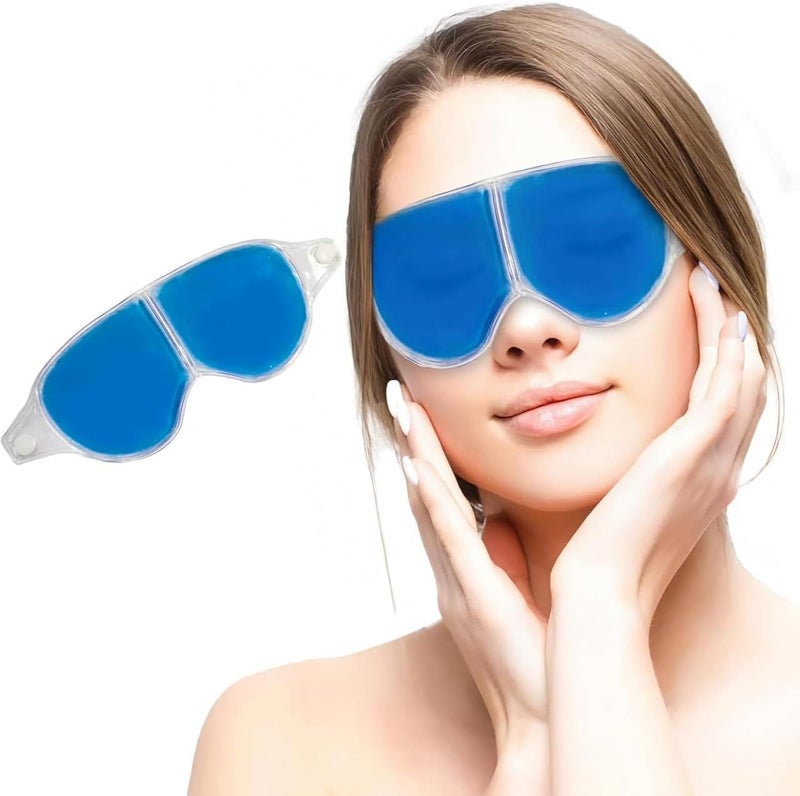 Zenkova blue gel eye mask Aqua Cooling Gel Relaxing Eye Mask Dark Circles Dry Eyes Cooling Eyes Sleeping Cool Pad - Image 4