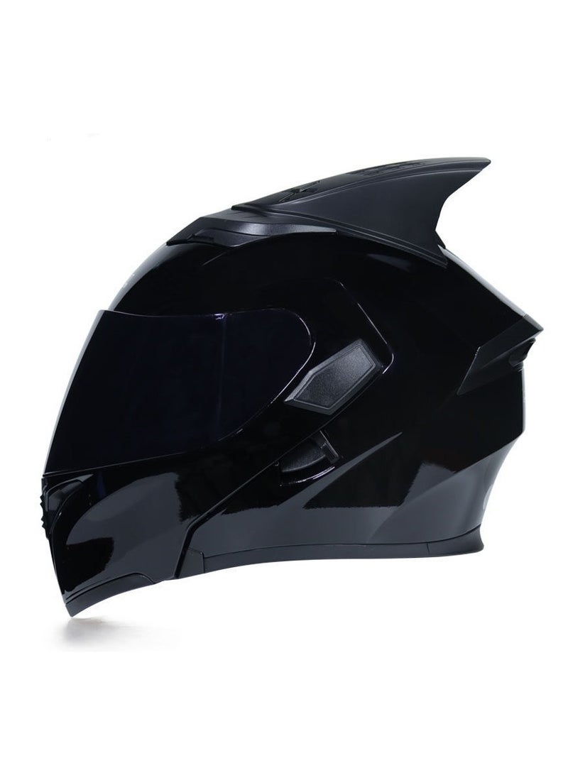 Jiekai New Double Mirror Helmet Semi Full Cover Four Seasons Motorcycle Helmet 