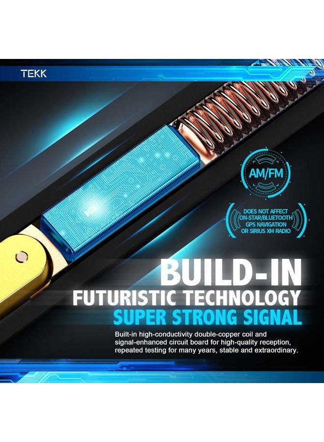 TEKK Short Antenna Compatible with Bronco 2021 to 2023 / Designed for Optimized FM/AM Reception / 4.8 Inches - Image 2