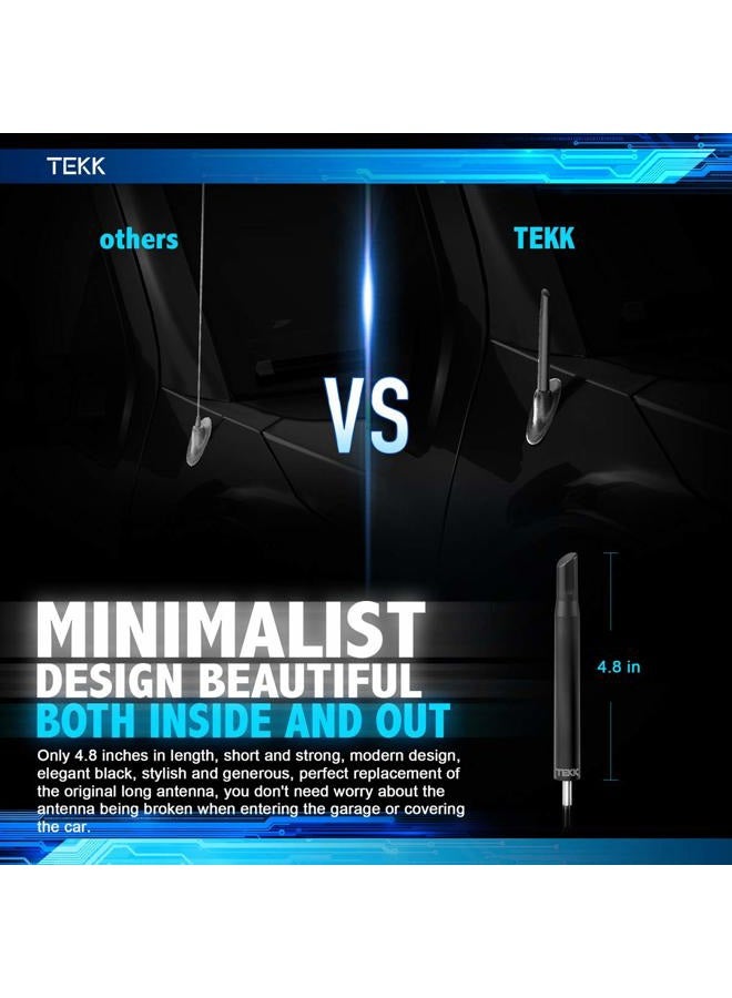 TEKK Short Antenna Compatible with Bronco 2021 to 2023 / Designed for Optimized FM/AM Reception / 4.8 Inches - Image 4