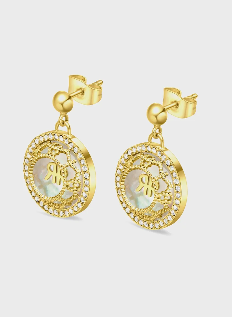 CERRUTI 1881 Stone Drop Earrings