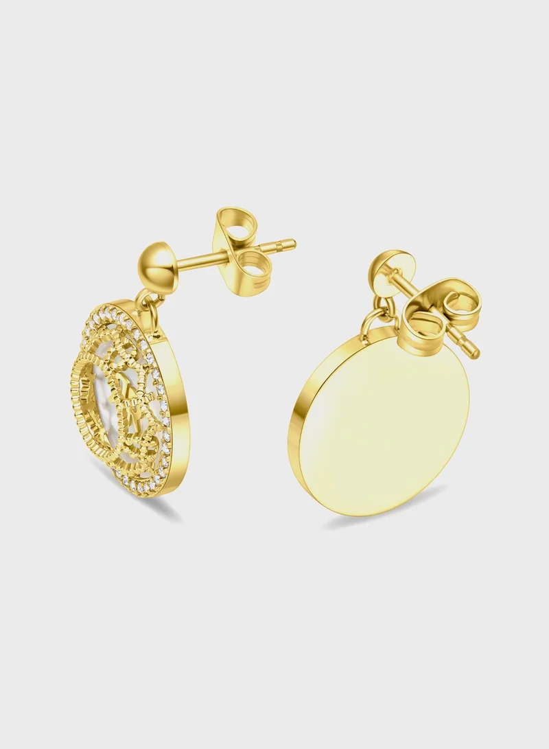 CERRUTI 1881 Stone Drop Earrings