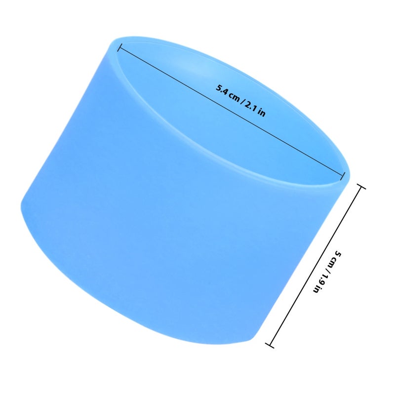 Silicone Cup Sleeve Protective Non- Water Glass Cover for Bottle Mug ( ) - Image 2