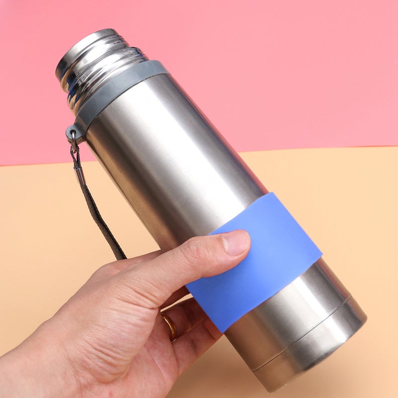 Silicone Cup Sleeve Protective Non- Water Glass Cover for Bottle Mug ( ) - Image 3
