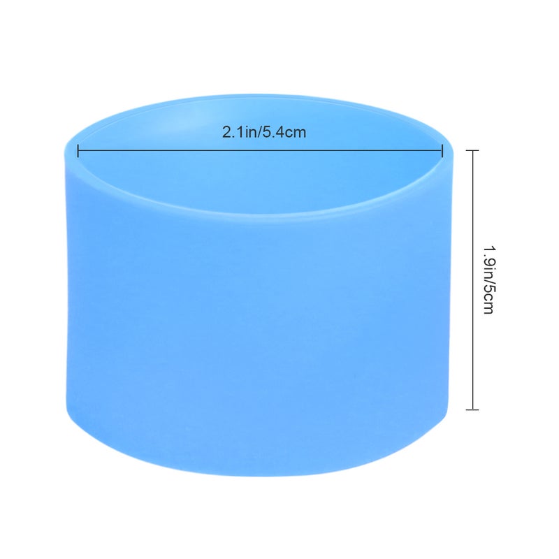 Silicone Cup Sleeve Protective Non- Water Glass Cover for Bottle Mug ( ) - Image 5