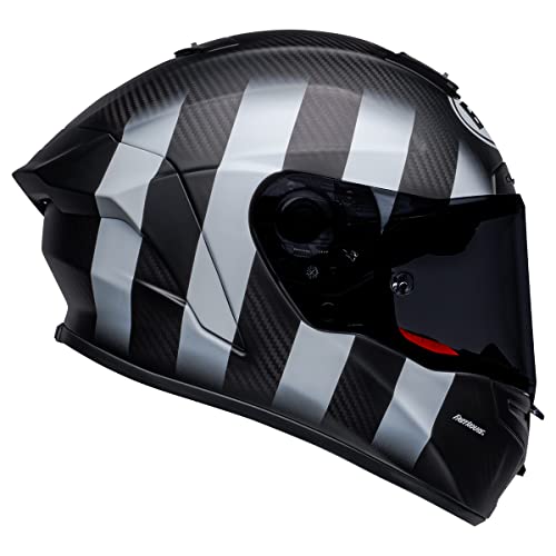 BELL Moto Race Star DLX Flex Motocycle Helmet - Matte/Gloss Black/Gray HC EQD, Extra Large - Image 2