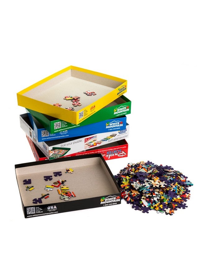 WHITE MOUNTAIN White Mountain Puzzle Sorter and Mystery Puzzle  - Image 1
