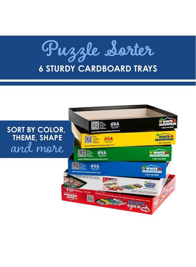 WHITE MOUNTAIN White Mountain Puzzle Sorter and Mystery Puzzle  - Image 2