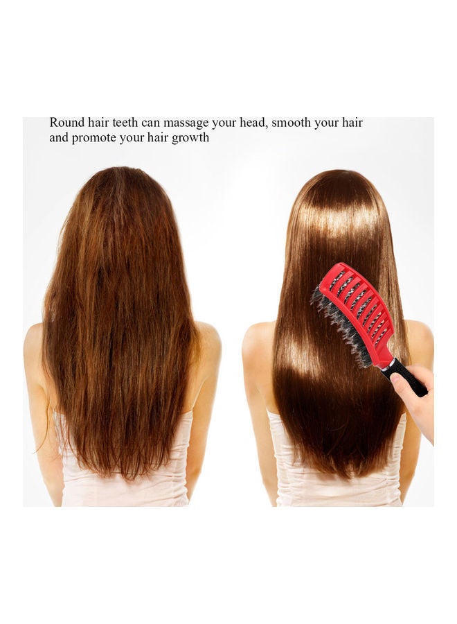 NIBEMINENT Pro Detangle Scalp Massage Hairbrush Multicolour - Image 3