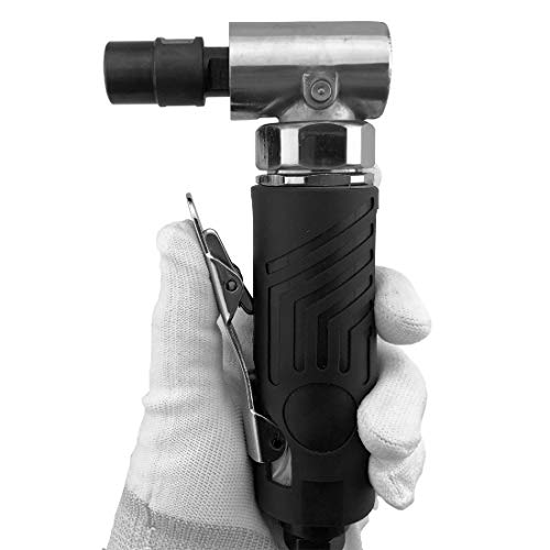 PROSHI 1/4 inch angle air die grinder with 4 pcs 2" roll lock sanding discs - Image 3