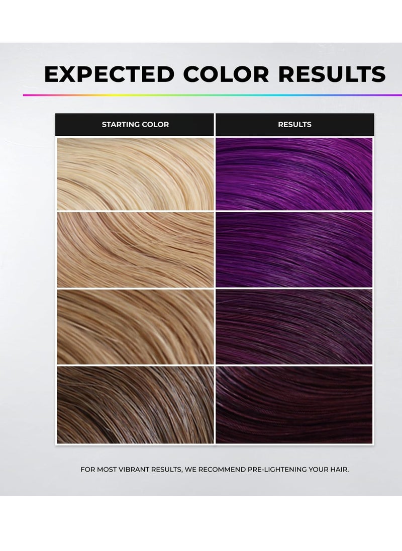 XMONDO XMONDO Color Super Purple Depositing Mask & Semi-Permanent Purple Dye | Infused with Bond Booster Technology & Hyaluronic Acid for Nourishment, Revitalization & Repair, Vegan Formula, 8 Fl Oz 1-Pack  - Image 2