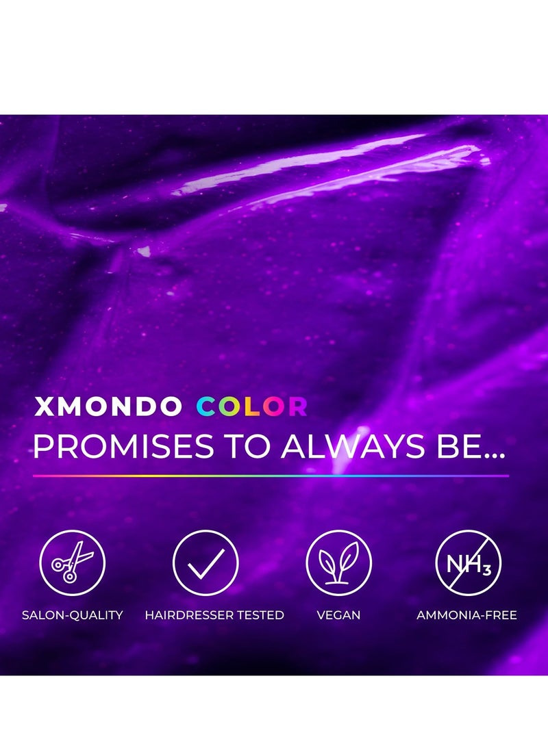 XMONDO XMONDO Color Super Purple Depositing Mask & Semi-Permanent Purple Dye | Infused with Bond Booster Technology & Hyaluronic Acid for Nourishment, Revitalization & Repair, Vegan Formula, 8 Fl Oz 1-Pack  - Image 4