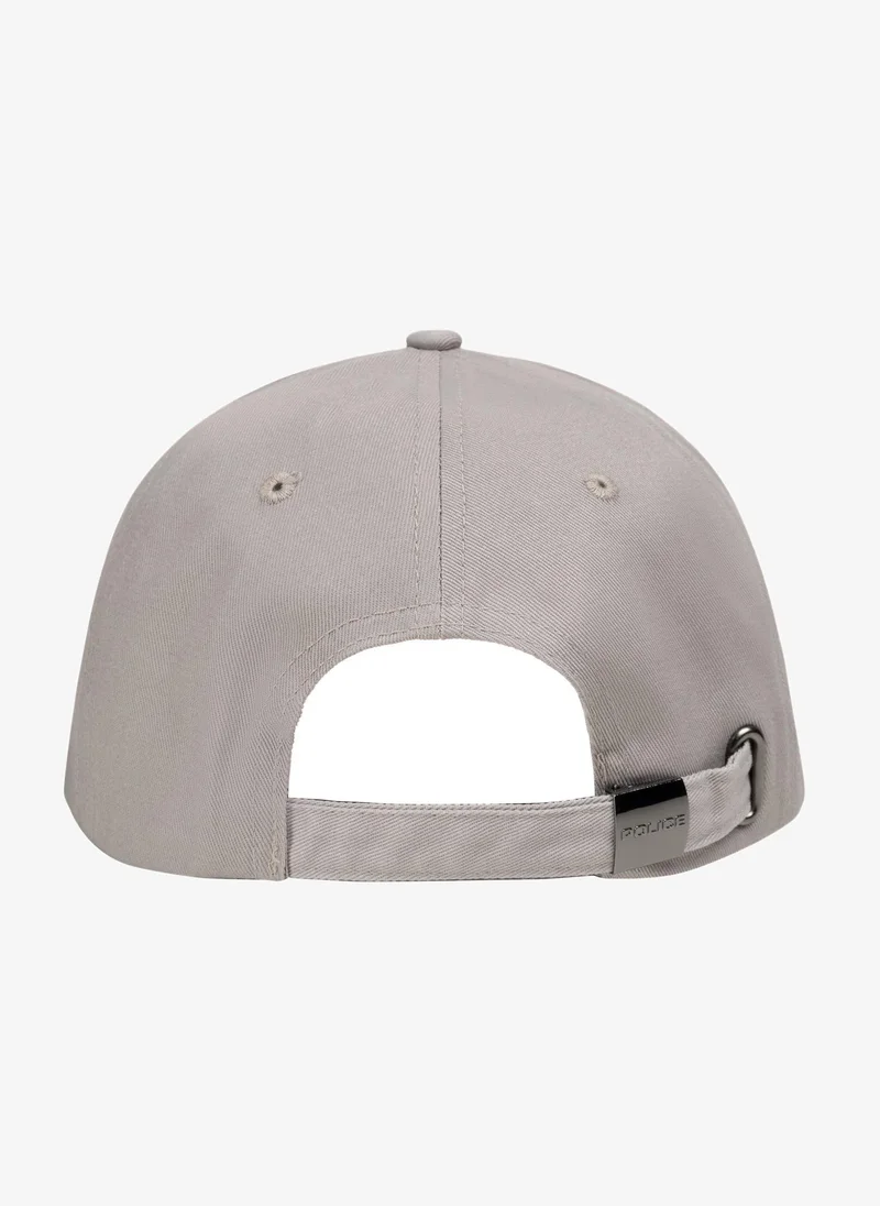 بوليس Police High-Contrast Cotton Baseball Cap - Gray