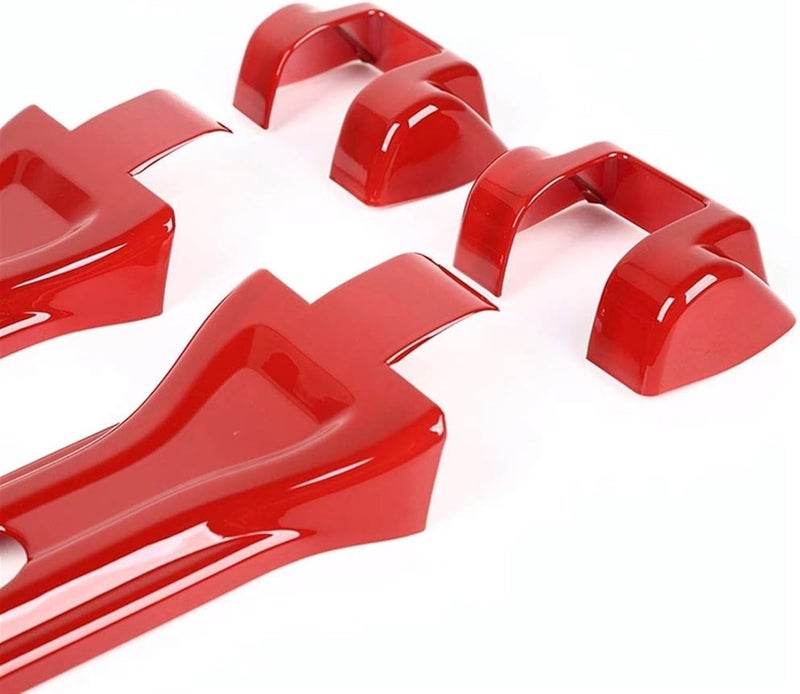 Vuzmode Red Spare Tire Bracket Hinge Cover for Jeep Wrangler JL - Image 2