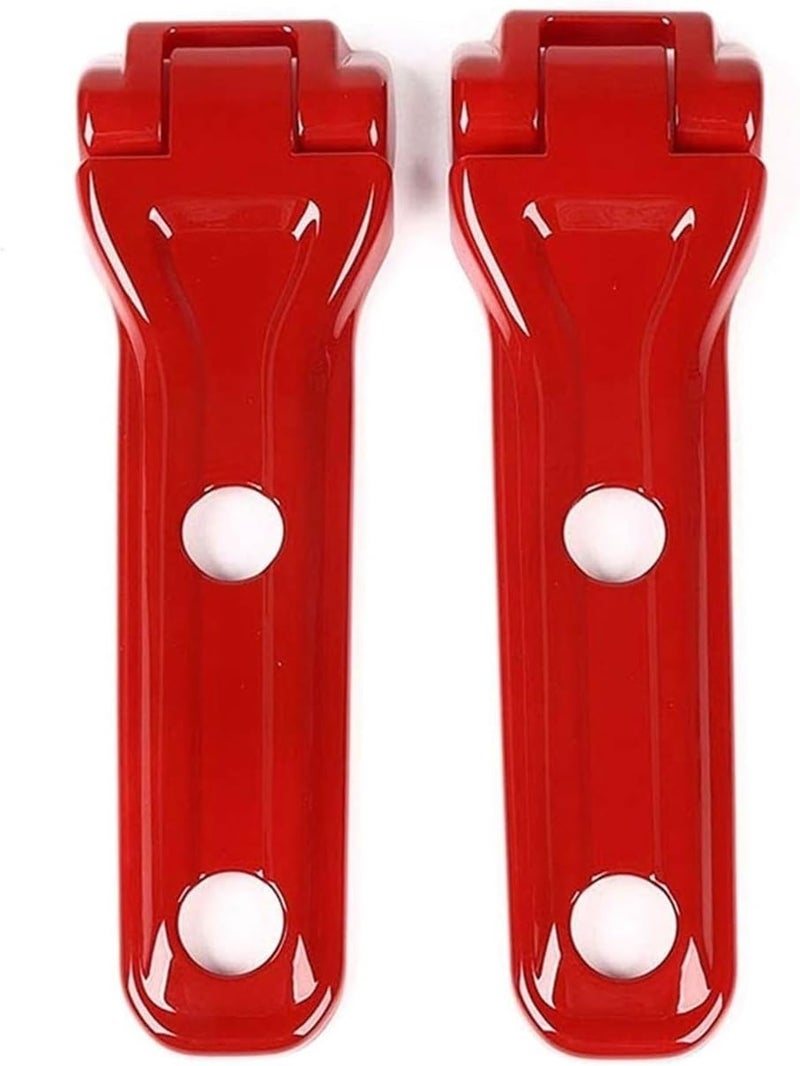 Vuzmode Red Spare Tire Bracket Hinge Cover for Jeep Wrangler JL - Image 1